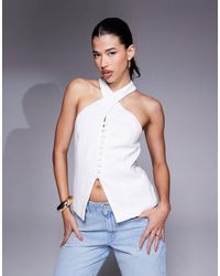 River Island - – neckholder-weste - Lyst