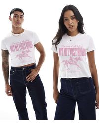 PRNT - Not My First Rodeo Crop Front Print Crop T-Shirt - Lyst