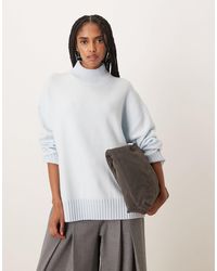 Mango - High Neck Jumper - Lyst