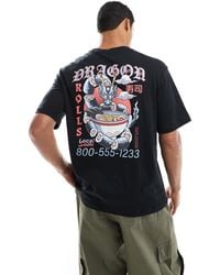 Only & Sons - Relaxed Fit T-shirt With Sushi Back Print - Lyst