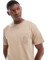 Threadbare - 200gsm Short Sleeve T-shirt With Embroidered Pocket - Lyst