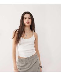Collusion - Ribbed Cropped Cami Top - Lyst