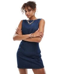 ASOS - – kurzes jeans-etuikleid - Lyst