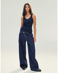 Bershka - – geripptes basic-trägertop - Lyst