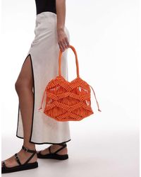 TOPSHOP - Skyla Crochet Shoulder Bag - Lyst