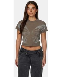 Good For Nothing - Graphic Cotton Baby Tee - Lyst