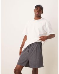 ASOS - Oversized Towelling Texture Short - Lyst