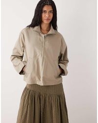 Weekday - Loose Funnel Neck Jacket - Lyst