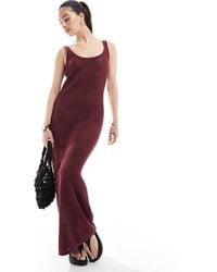 4th & Reckless - Crochet Scoop Neck Maxi Beach Dress - Lyst