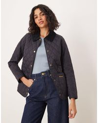 Barbour - Annandale Diamond Quilt Jacket With Cord Collar - Lyst