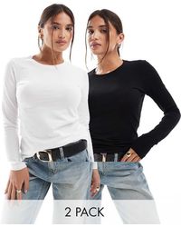 ASOS - Ultimate Slim Fit T-shirt With Long Sleeves - Lyst