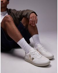 Veja - – v-10 – sneaker aus chromfreiem leder - Lyst