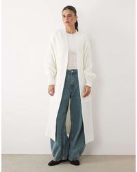 Missy Empire - Balloon Sleeve Oversized Maxi Cardigan - Lyst