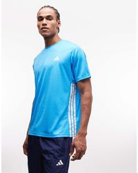 adidas Originals - Adidas Training Essentials 3 Stripe T-Shirt - Lyst