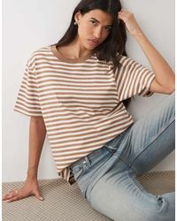 GOOD AMERICAN - Cotton Oversized Crew Neck T-Shirt - Lyst