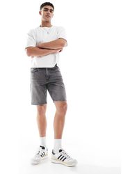 Levi's - Pantalones Cortos Vaqueros De Corte Recto Con Lavado Gris 445 Athletic De - Lyst