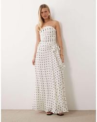 Mango - Off Shoulder Maxi Dress - Lyst