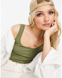 Abercrombie & Fitch Seamless Crop Top - Green