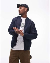 TOPMAN - Lightweight Bomber Jacket - Lyst
