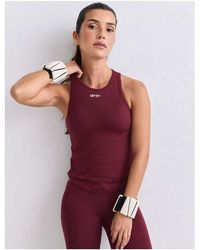 Aim'n - Merlot Zachte Basic Singlet - Lyst