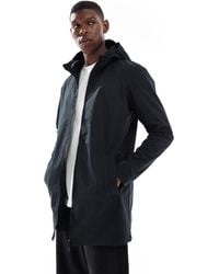 Brave Soul - – kurzer trenchcoat mit reißverschluss und kapuze - Lyst