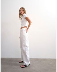 TOPSHOP - Ember Low Rise Relaxed Straight Jean - Lyst