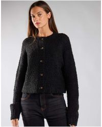 Glamorous - Soft Touch Button Front Knit Cardigan - Lyst