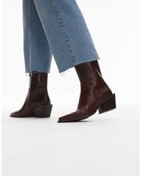 & Other Stories - Leather Pointed Heeled Boots - Lyst