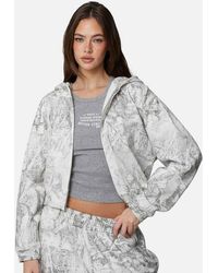 Good For Nothing - Sudadera Holgada Con Capucha, Cremallera, Estampado De Camuflaje Y Logo Bordado De - Lyst