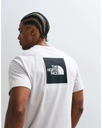 The North Face - Evolution Box Nse T-Shirt A Maniche Corte Grigia - Lyst