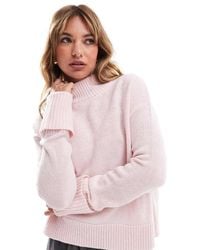 Brave Soul - High Neck Slouchy Jumper - Lyst