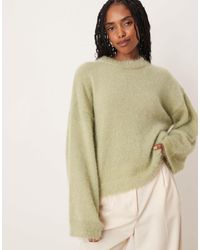 ASOS - – flauschiger strickpullover - Lyst