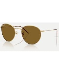 Ray-Ban - Round Phantos Polarised Sunglasses With Lens - Lyst