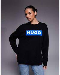 HUGO - Classic Crew Sweats - Lyst