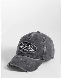 Von Dutch - Loves Distressed Denim Dad Cap - Lyst