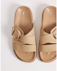 ASOS - Freeway Double Strap Slides - Lyst