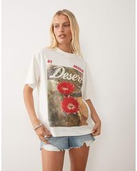ASOS - Oversized T-shirt With Arizona Desert Graphic - Lyst