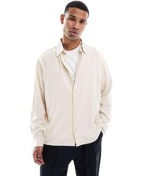 Jack & Jones - Camicia Giacca Testurizzata Con Fondo Dritto - Lyst