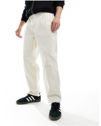 Obey - Pantalones hueso rectos estilo carpintero sin blanquear - Lyst