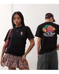 Vans - Camiseta Negra Con Estampado Trasero Local Produce Exclusiva En Asos De - Lyst