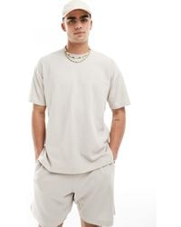 New Look - – waffel-oversize-t-shirt - Lyst