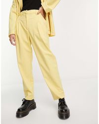 Monki - – schmal zulaufende hose - Lyst