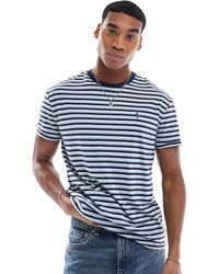 Polo Ralph Lauren - Klassiek Oversized T-Shirt Met Strepen En Icoonlogo En Borstzakje - Lyst