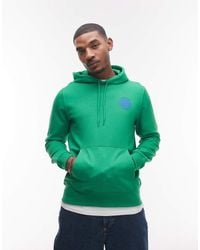 Lacoste - Hoodie Zonder Sluiting Met Print Op De Borst En Rug - Lyst