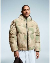 Bershka - Puffer Jacket With Hood - Lyst