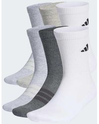 adidas Originals - Cushioned Crew Socks 6 Pair Pack - Lyst