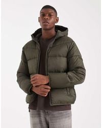 Hollister - Midweight Hooded Puffer Jacket - Lyst