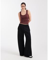 ASOS - Bra Free Seamless Rib Scoop Neck Vest - Lyst