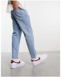 Pull&Bear - Jeans azzurri standard fit - Lyst