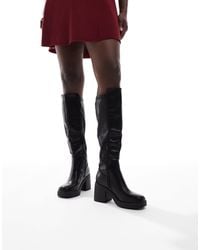 SEQWL Wide Fit - – audi – kniehohe stiefel - Lyst